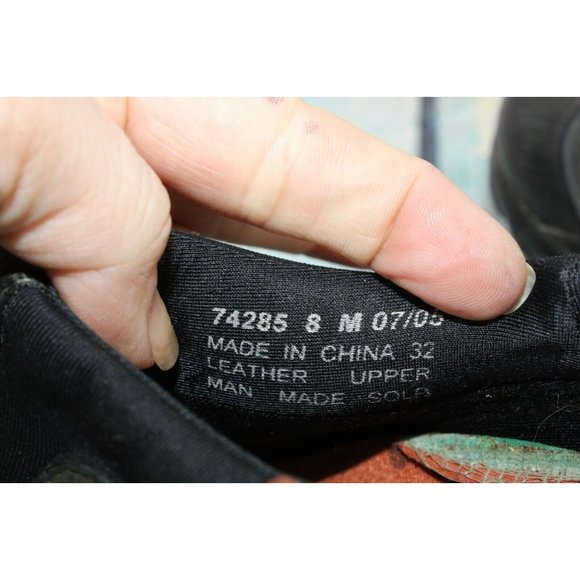 Clarks Green Leather Slip On Waterproof Casual Loafer Shoes Size 8 Medium - Picture 8 of 9